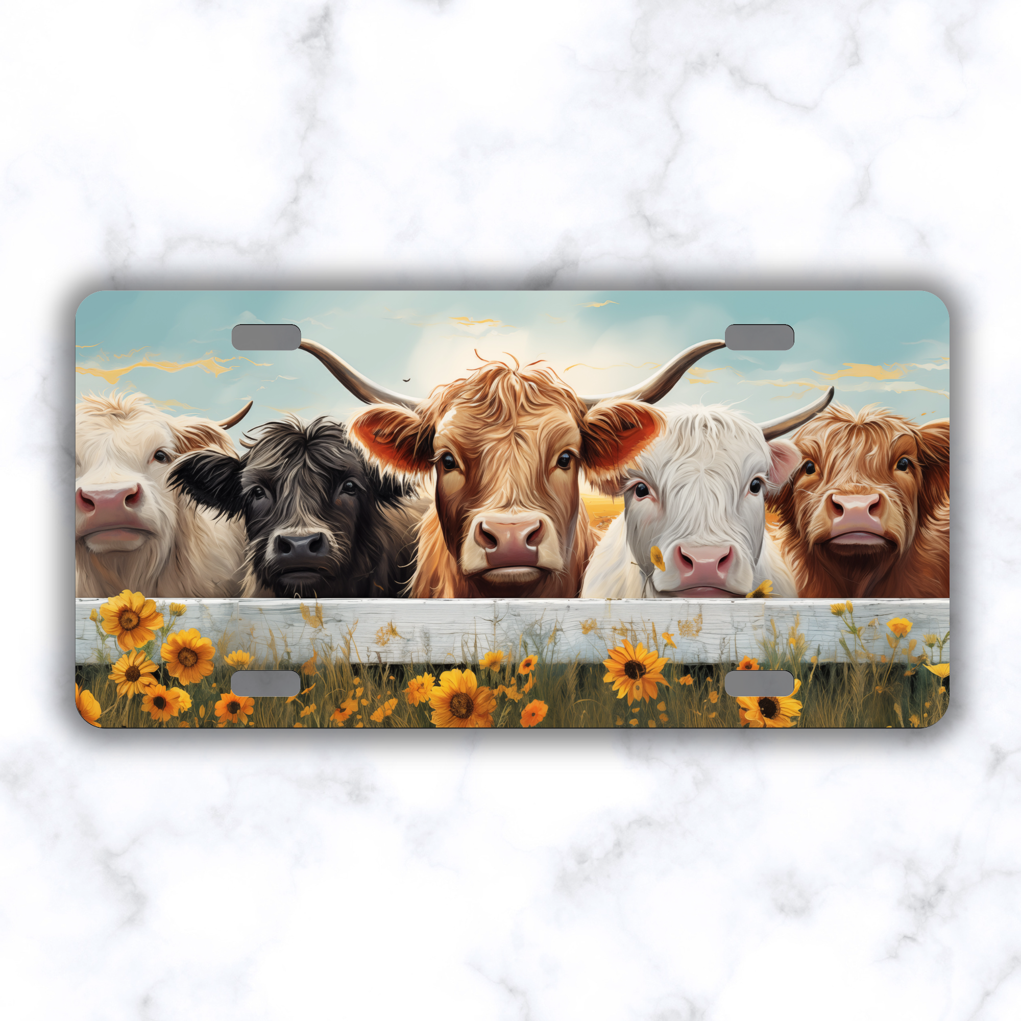 Cow Car Tag