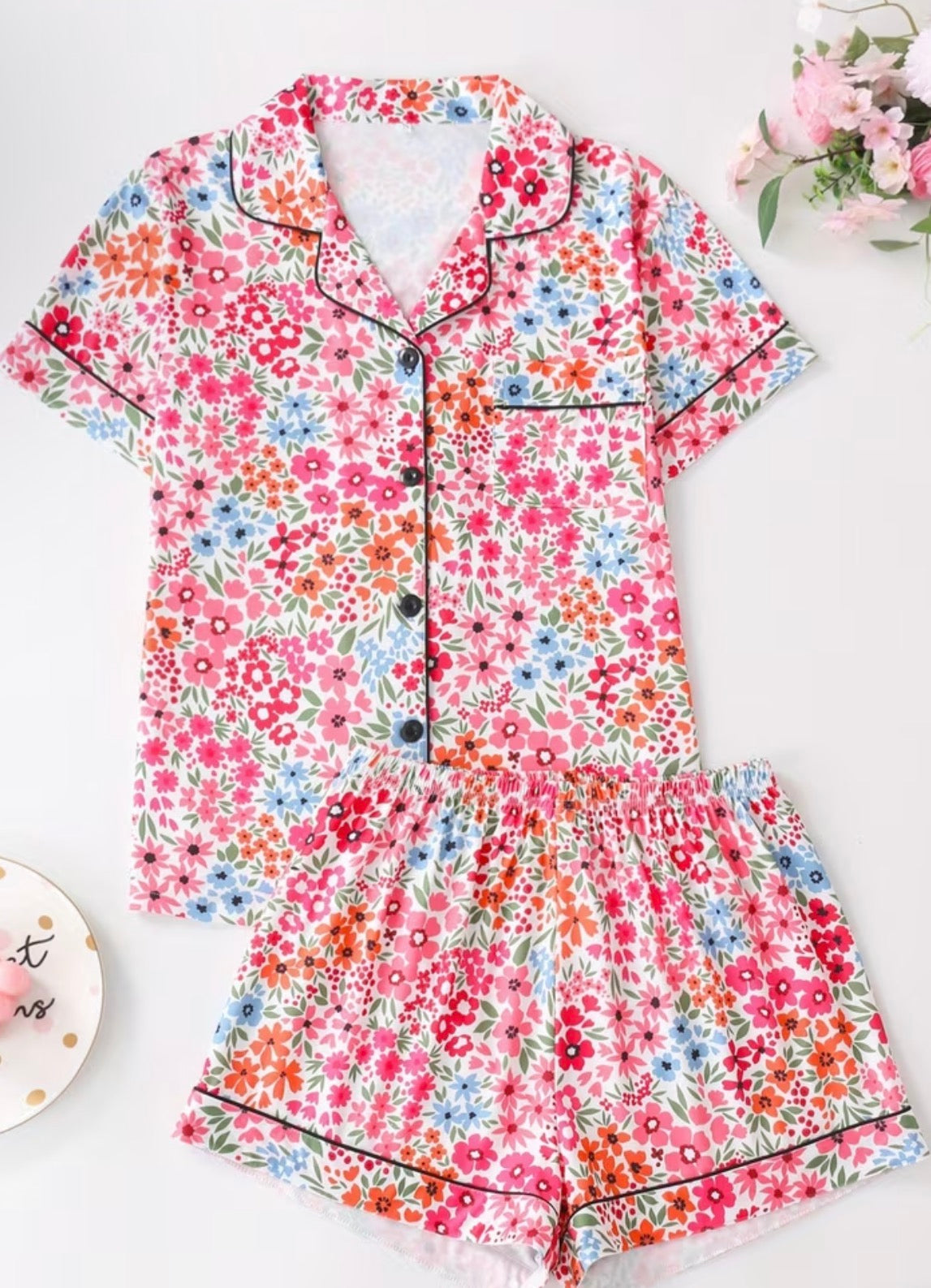 Floral PJ Set